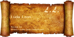 Luda Leon névjegykártya
